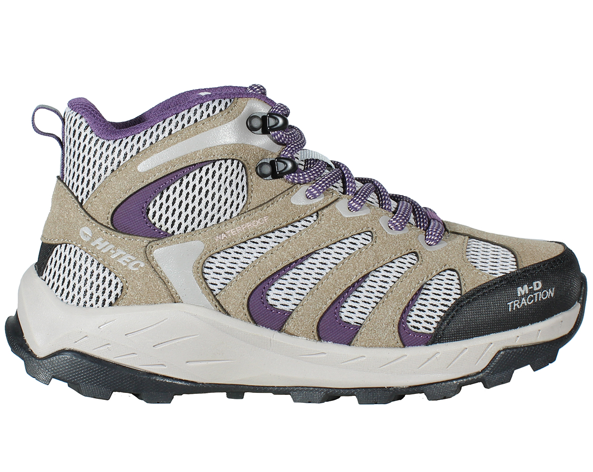 TRAIL SENDER MID WP WOMEN - TAUPE/HORIZON/BERRY