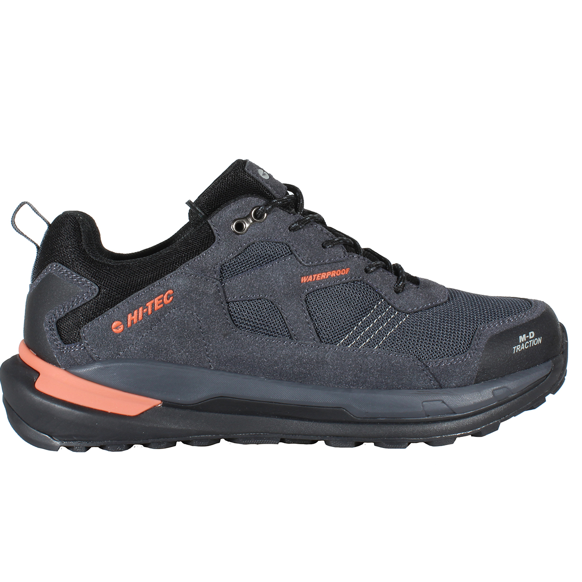 RODERA LOW WATERPROOF - Charcoal/Black/Orange Rust