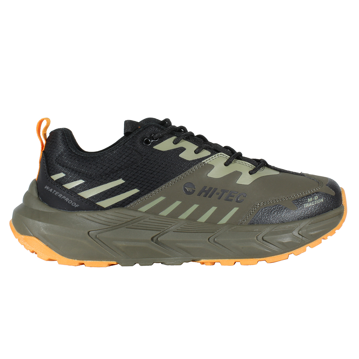 HARDCROSS LOW WP - OLIVE/BLACK/SUN ORANGE