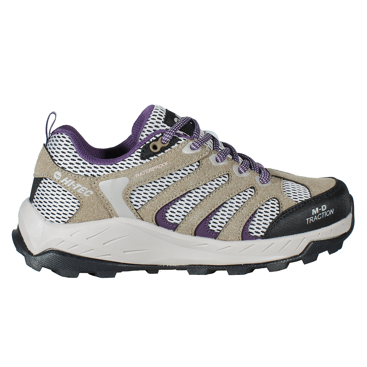 TRAIL SENDER LOW WP WOMEN - TAUPE/HORIZON/BERRY