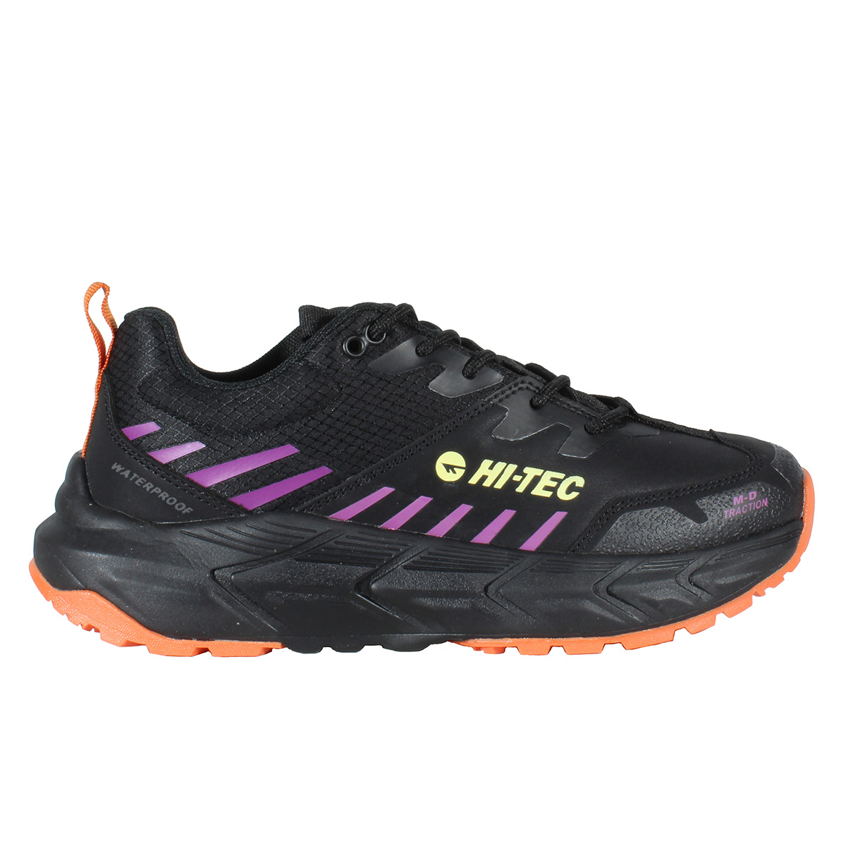 HARDCROSS LOW WP WOMEN - BLACK/SPARKING GRAPE/CITRON